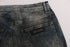 Cavalli Blue Wash Cotton Blend Slim Fit Jeans